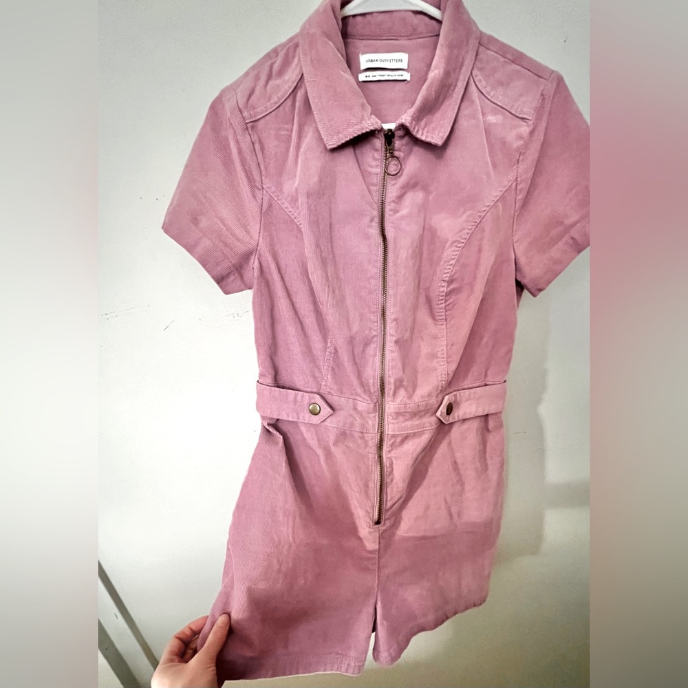 Zip up lavender corduroy jumper. It’s so cute only worn once